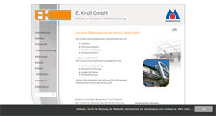 Desktop Screenshot of e-kroll.de