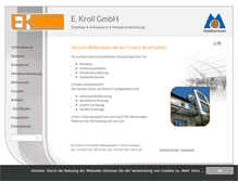 Tablet Screenshot of e-kroll.de